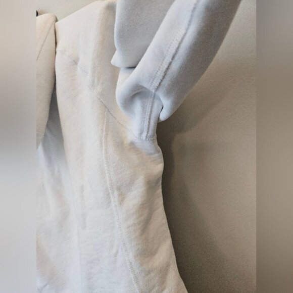 Lululemon Women's Scuba Hoodie Jacket. White. Measurements in pictures - Picture 6 of 11